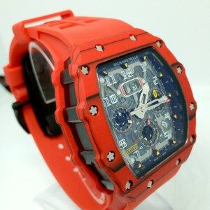 Richard Mille Flyback Red Quartz TPT 50mm Watch RM 11-03 - Image 4