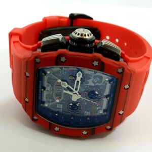 Richard Mille Flyback Red Quartz TPT 50mm Watch RM 11-03 - Image 3